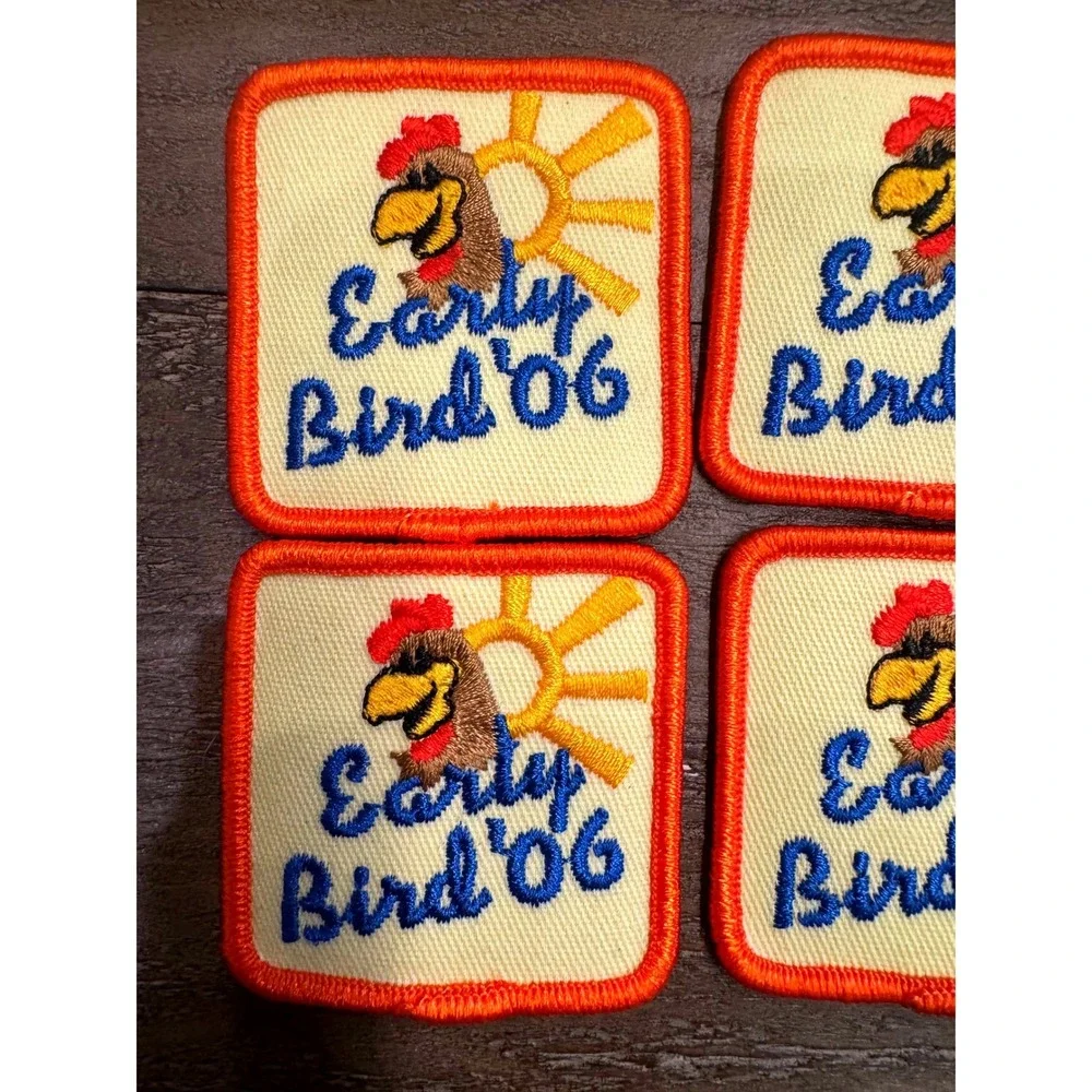 Vintage Girl Scouts Early Bird '06 Event Patch Lot of 4 GSSJC Collectible